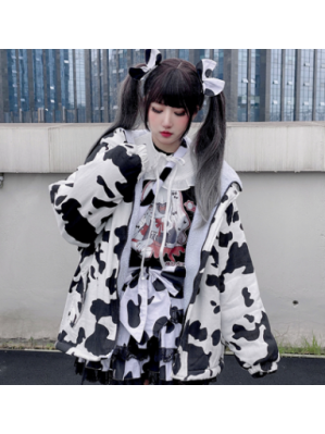 Cow Pattern Kawaii Jacket by Diamond Honey (DH301)